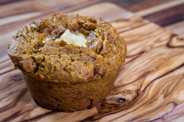 Home baked pumpkin muffin — Stock Photo, Image