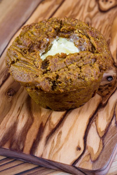 Home baked pumpkin muffin — Stock Photo, Image