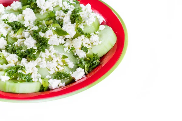 Komkommer en feta kaas salade — Stockfoto