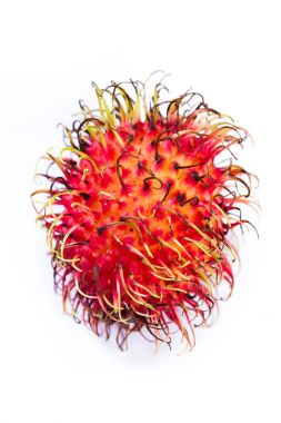 Rambutan tatlı tropikal meyve 