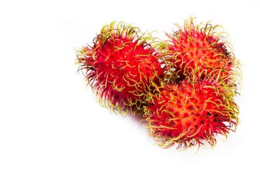 Rambutan tatlı tropikal meyve 