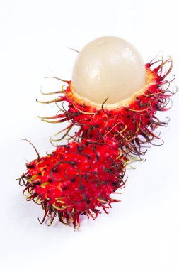 Rambutan tatlı tropikal meyve 