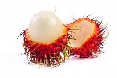 Rambutan tatlı tropikal meyve 