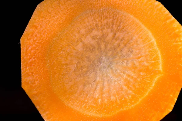Sliced carrot macro — Stock Photo, Image