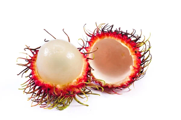 Słodki tropikalny owoc Rambutan — Zdjęcie stockowe