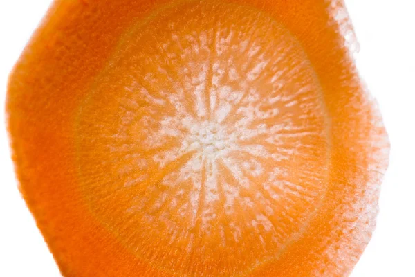 Macro di carota affettata — Foto Stock