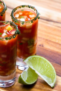 taze gazpacho, soğutulmuş çorba 