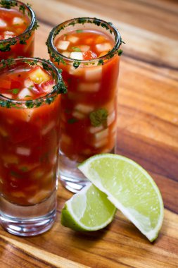taze gazpacho, soğutulmuş çorba 