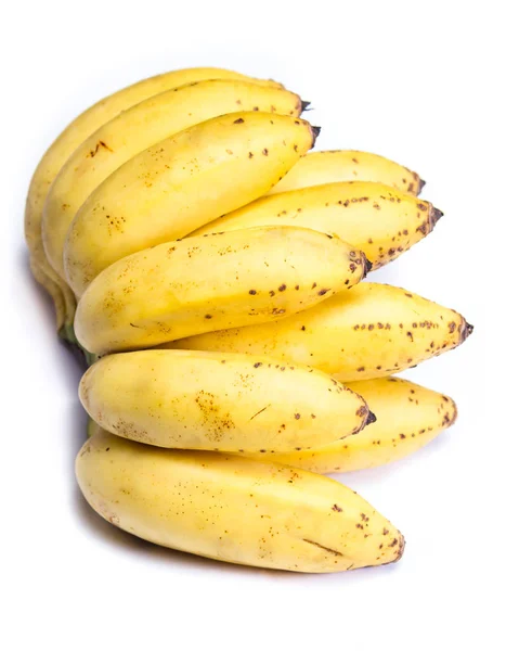 Ripe bunch of little bananas — Stock Photo, Image