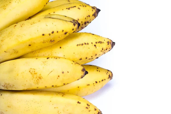 Ripe bunch of little bananas — Stock Photo, Image