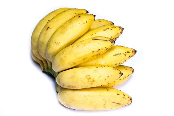 Érett csomó kis banán — Stock Fotó