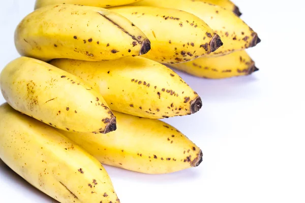 Ripe bunch of little bananas — Stock Photo, Image