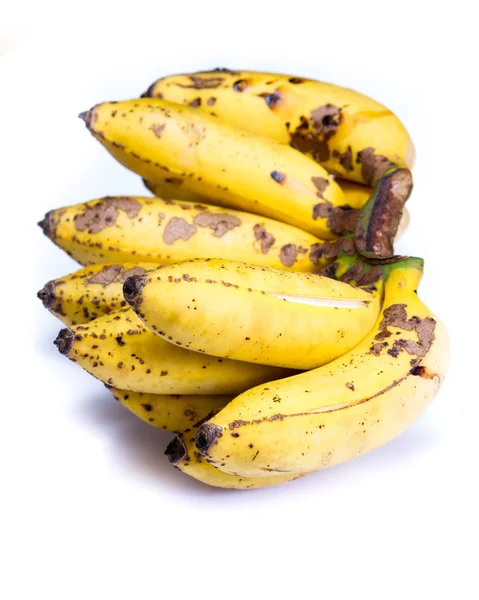 Ripe bunch of little bananas — Stock Photo, Image