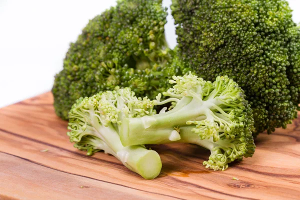 Organic broccoli close up — Stock Photo, Image