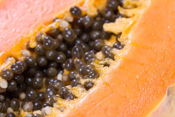 Papaya frön närbild — Stockfoto