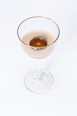 kahve ve İrlanda kreması kokteyl 