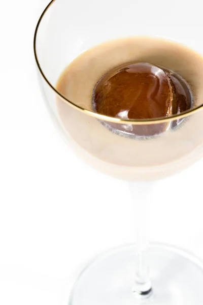 咖啡和爱尔兰奶油鸡尾酒 — 图库照片