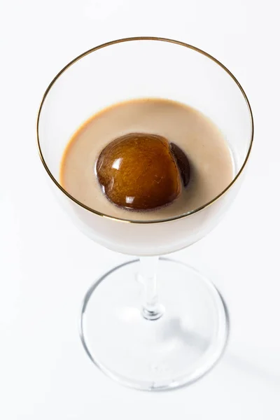 Coffee and Irish cream cocktail — Stock Photo, Image