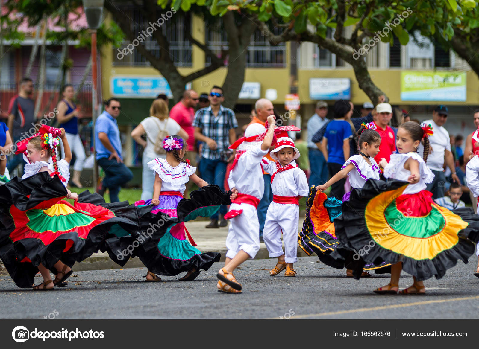 Desfile del Día de la Independencia, Costa Rica — Foto editorial de ...