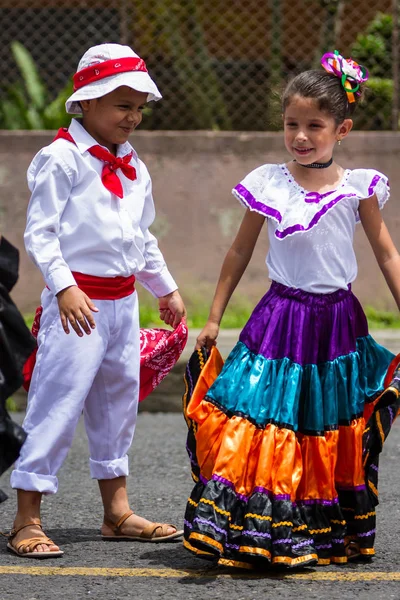 Függetlenség napja Parade, Costa Rica — Stock Fotó