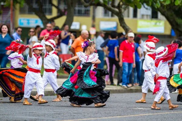 Den nezávislosti Parade, Kostarika — Stock fotografie