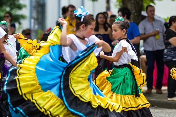 Den nezávislosti Parade, Kostarika — Stock fotografie