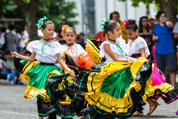 Den nezávislosti Parade, Kostarika — Stock fotografie