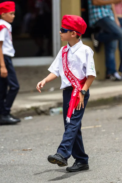 Dia da independência Parada, Custo Rica — Fotografia de Stock