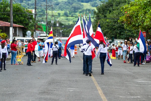 独立日游行，哥斯大黎加 — 图库照片