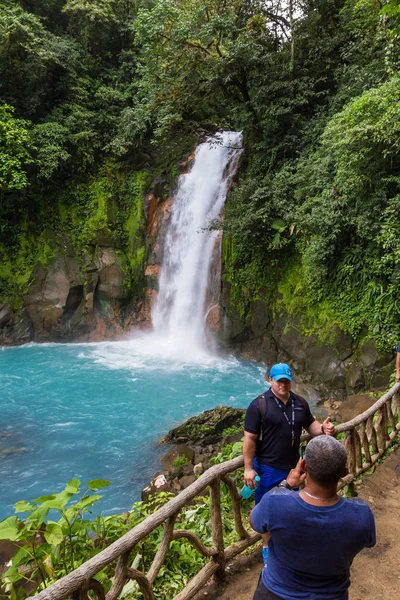 Visiting Rio Celeste, Costa Rica — Stock Photo, Image