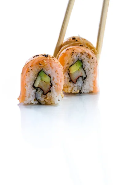 Sushi rolls close up — Stock Photo, Image
