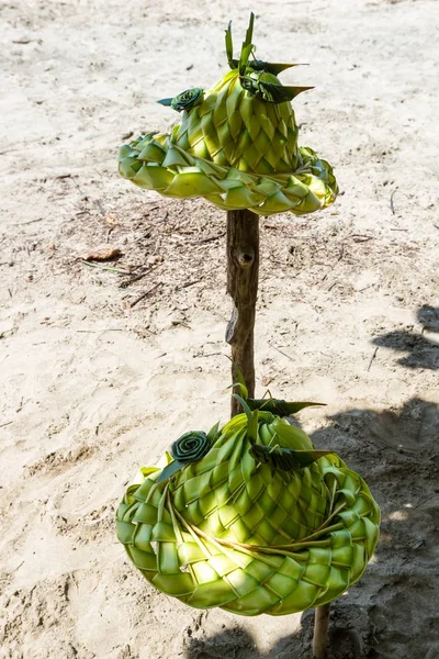 Hand made sun hats — Stock Photo, Image