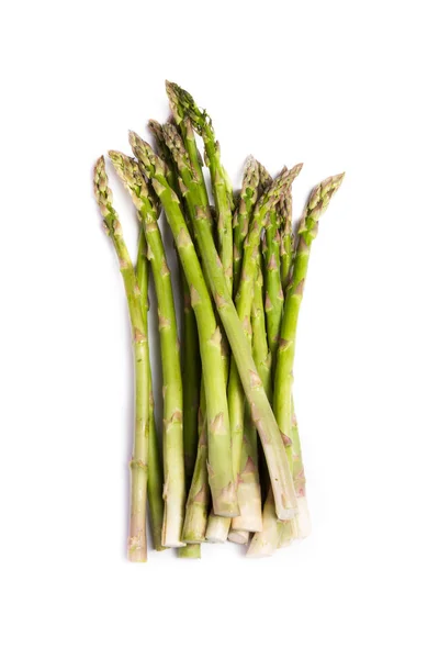 Asparagus spears over white — Stock Photo, Image