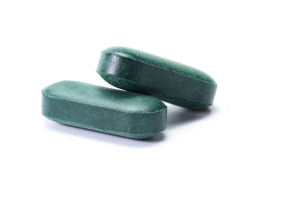 Fermente spirulina Tablet — Stok fotoğraf