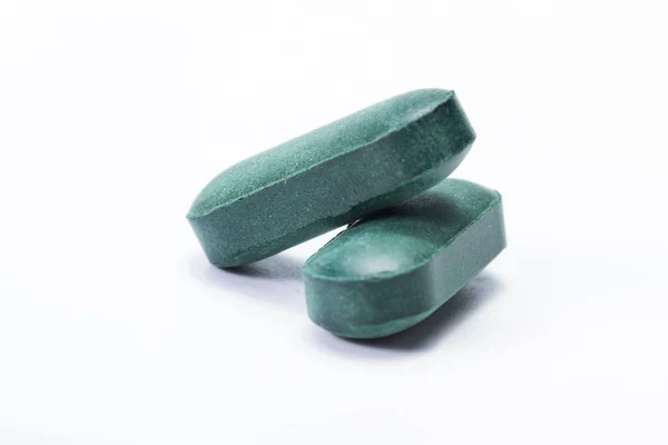 Compresse di Spirulina fermentata — Foto Stock