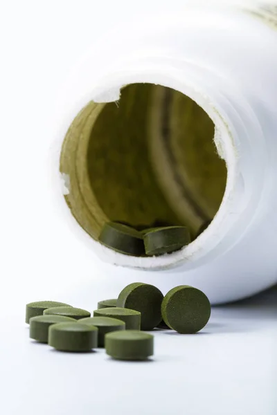 Δισκία chlorella έχουν υποστεί ζύμωση — Φωτογραφία Αρχείου