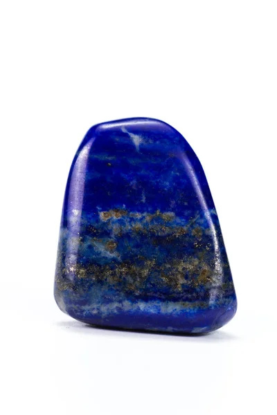 Lapis lazuli felett fehér — Stock Fotó