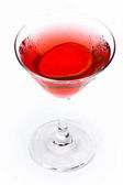 červené martini nad bílá 
