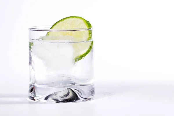 Vodka soda con lime — Foto Stock