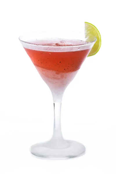 Martini rouge sur blanc — Photo