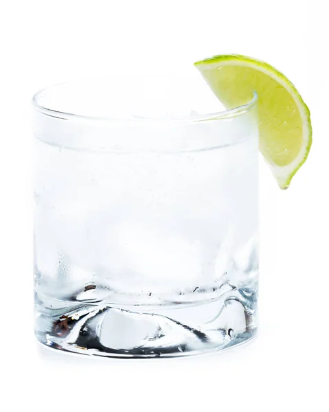 Vodka soda con lime — Foto Stock