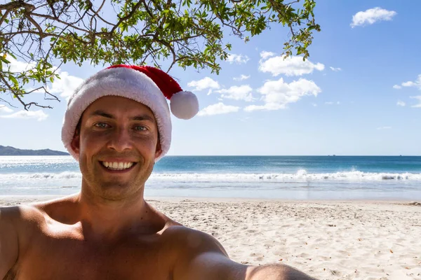 Boże Narodzenie na plaży — Zdjęcie stockowe