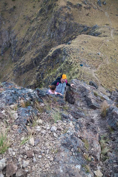 Climbing Cerro Pelado — Stock Photo, Image