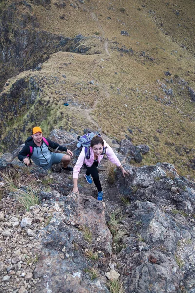 Climbing Cerro Pelado — Stock Photo, Image