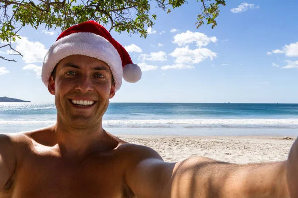 Boże Narodzenie na plaży — Zdjęcie stockowe
