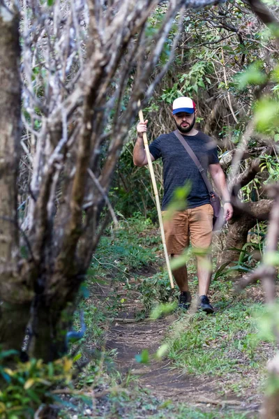 Hiker in Costa Rica — Stock Photo, Image