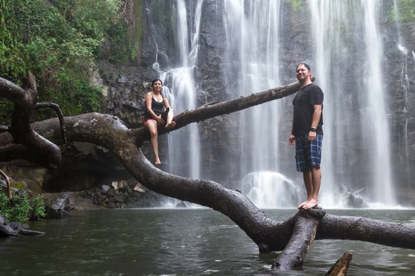 Hermosa cascada en Costa Rica —  Fotos de Stock