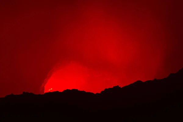 Masaya vulkaan bij nacht — Stockfoto
