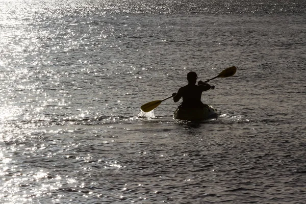 Kayaking in the ocean — Stock Photo, Image