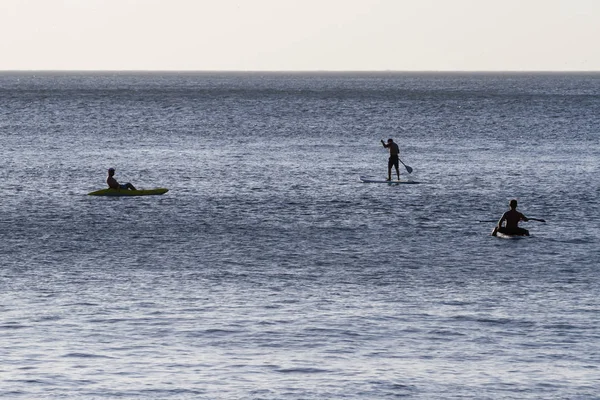 Kajaki i paddle boarding — Zdjęcie stockowe